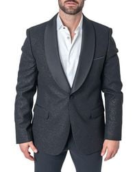 Maceoo - Ceremonial Glitter Shawl Collar Dinner Jacket - Lyst