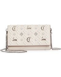 Christian Louboutin - Paloma Loubinthesky Calfskin Wallet On A Chain - Lyst