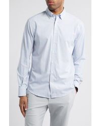Johnnie-o - Koby Gingham Performance Button-Down Shirt - Lyst