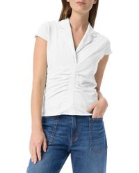 Dee Ocleppo - Anastasia Center Ruched Cotton Blend Top - Lyst