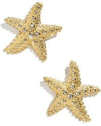 BaubleBar - Sea Star Pavé Statement Earrings - Lyst