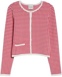 Posse - Micah Gingham Cardigan - Lyst