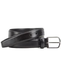 Johnston & Murphy - Edge Embossed Leather Belt - Lyst