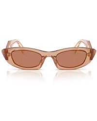 Prada - 52Mm Oval Sunglasses - Lyst