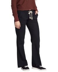Roxy - Oceanside Linen Blend Drawstring Pants - Lyst