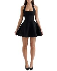 House Of Cb - Loulette Halter Minidress - Lyst
