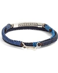 Caputo & Co. - Macrame Artisan Leather Bracelet - Lyst