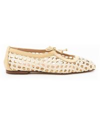 Andrea Gomez - Amelia Raffia Ballet Flat - Lyst