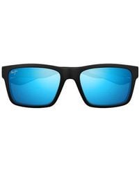 Maui Jim - The Flats 57Mm Polarizedplus2 Rectangular Sunglasses - Lyst