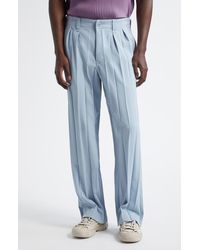 Homme Plissé Issey Miyake - Edge Ensemble Pleated Straight Leg Pants - Lyst