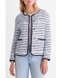 Vineyard Vines - Stripe Quilted Jacket - Lyst