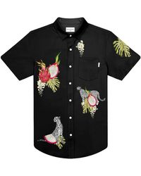 MAVRANS - Dragon Fruit Waterproof Performance Short Sleeve Button-up Shirt - Lyst