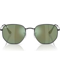 Ray-Ban - 54Mm Hexagonal Flat Lens Sunglasses - Lyst