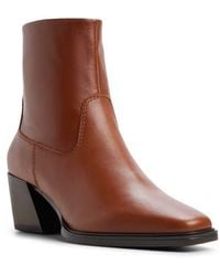 ALDO - Ybiraweth Leather Bootie - Lyst