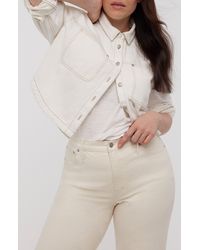 Madewell - Crop Denim Long-sleeve Shirt - Lyst