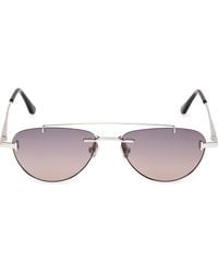 Tom Ford - Astor 55Mm Gradient Pilot Sunglasses - Lyst