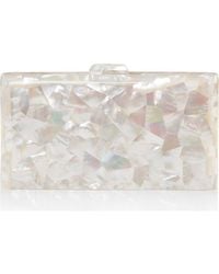 freya rose - Sculptural Mother-of-Pearl Velvet-Lined Clutch - Lyst