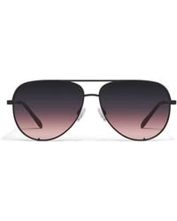 Quay - High Key 64Mm Oversize Aviator Sunglasses - Lyst