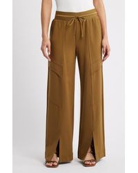 Wit & Wisdom - Glider Skyrise Wide Leg Drawstring Pants - Lyst