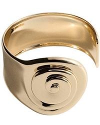 Mango - Spiral Rigid Cuff Bracelet - Lyst