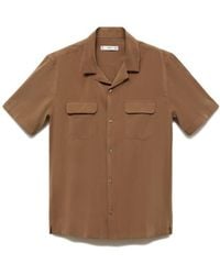 Mango - Regular Fit Short Sleeve Camp Shirt - Lyst