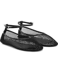 Mango - Ankle Strap Ballet Flat - Lyst