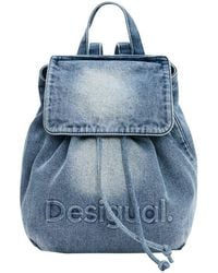 Desigual - Mini Denim Backpack - Lyst