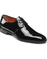 Santoni - Isogram Plain Toe Derby - Lyst