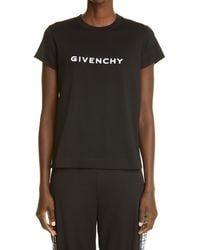 Givenchy - Tufted 4g Logo Slim Fit Cotton T-shirt - Lyst
