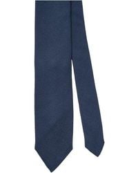 Robert Talbott - Duvall Solid Grenadine Silk Necktie - Lyst
