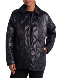 Lolë - The Quilted Water Repellent Nylon Shacket - Lyst