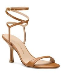 Stuart Weitzman - Nudist Wrap 85 Sandal - Lyst