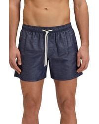 Sundek - Solid Swim Trunks - Lyst