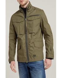 G-Star - Rovic Slim Fit Water Repellent Field Jacket - Lyst