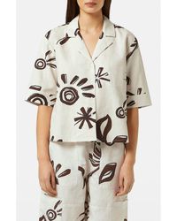 Scotch & Soda - Cotton & Linen Shirt - Lyst