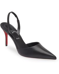 Christian Louboutin - Apostropha Pointed Toe Slingback Pump - Lyst