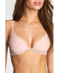 B.tempt'd - Full Transparency Plunge Underwire Bra - Lyst