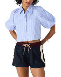 Steve Madden - Reece Stripe Button-Up Shirt - Lyst