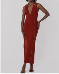 Haveli - Kavya Midi Dress - Lyst