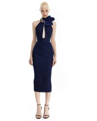 MOTHER OF ALL - Olivia Denim Midi Dress - Lyst