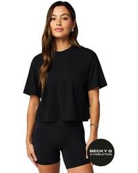 Fabletics - 100% Cotton Boxy Tee - Lyst