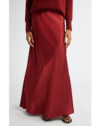Vince - Satin Maxi Skirt - Lyst