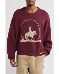 PacSun - Moonlight Oversize Crewneck Sweater - Lyst