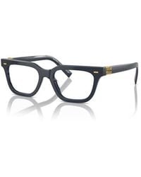 Miu Miu - 53Mm Rectangle Optical Glasses - Lyst