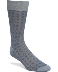 Canali - Geo Box Dress Socks - Lyst