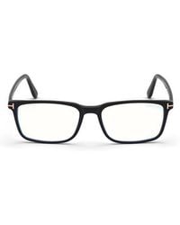 Tom Ford - 56Mm Rectangular Light Blocking Optical Glasses - Lyst