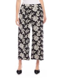 Fifteen Twenty - Rylie Embroidered Crop Pants - Lyst