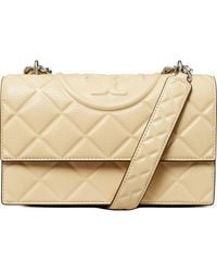 Tory Burch - Small Fleming Diamond Quilted Leather Convertible Shoulder Bag - Lyst