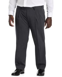 Oak Hill by DXL - Big & Tall Perfect Fit Waist-Relaxer Pleated Suit Pants - Lyst