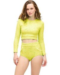 Seea - Palomar Crop Top Rashguard - Lyst